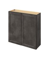 Monaco - 36" x 36" Wall Cabinet, 2 Doors, 2 Shelves in Slate MSL-W3636