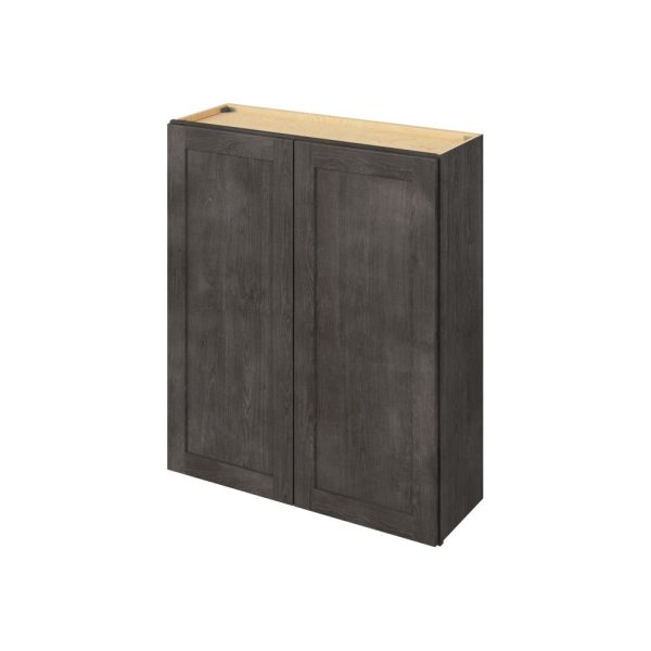 Cooper - 36" x 42" Wall Cabinet, 2 Doors, 3 Shelves in Slate CSL-W3642