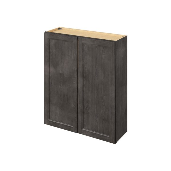 Monaco - 36" x 42" Wall Cabinet, 2 Doors, 3 Shelves in Slate MSL-W3642