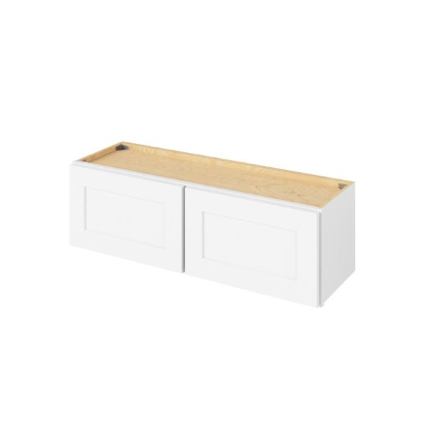 Cooper - 39" x 12" Wall Cabinet, 2 Doors in White CWH-W3912