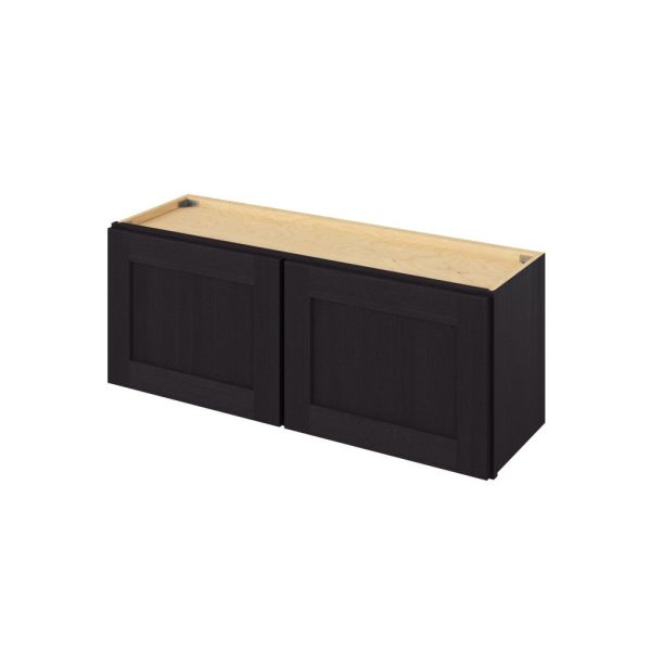 Cooper - 39" x 15" Wall Cabinet, 2 Doors in Espresso CES-W3915