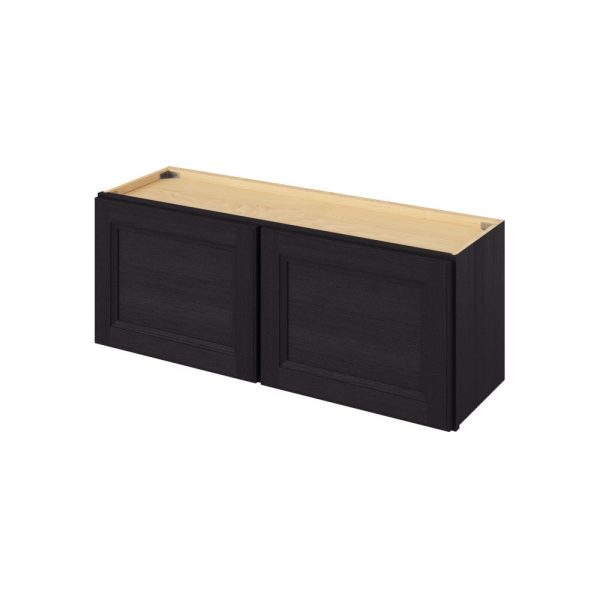 Monaco - 39" x 15" Wall Cabinet, 2 Doors in Espresso MES-W3915