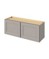 Monaco - 39" x 15" Wall Cabinet, 2 Doors in Grey MGR-W3915