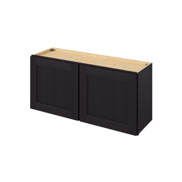 Cooper - 39" x 18" Wall Cabinet, 2 Doors in Espresso CES-W3918