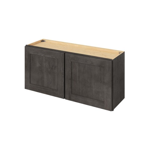 Cooper - 39" x 18" Wall Cabinet, 2 Doors in Slate CSL-W3918