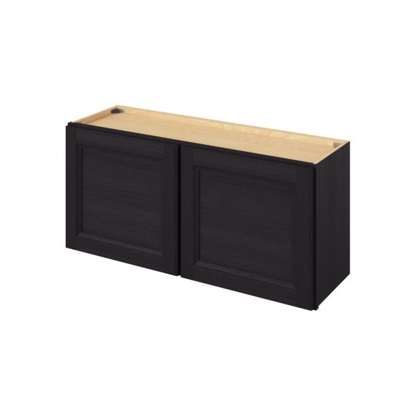 Monaco - 39" x 18" Wall Cabinet, 2 Doors in Espresso MES-W3918