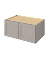 Monaco - 39" x 18" x 24" Deep Wall Cabinet, 2 Doors in Grey MGR-W391824