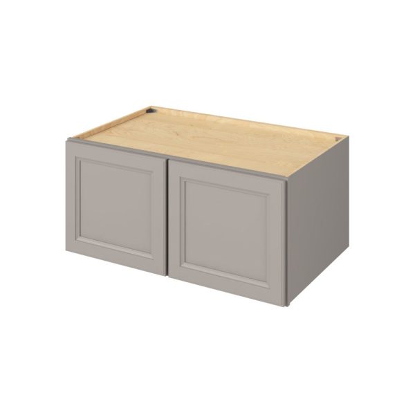 Monaco - 39" x 18" x 24" Deep Wall Cabinet, 2 Doors in Grey MGR-W391824