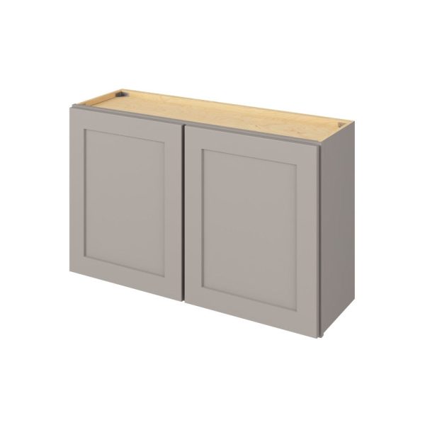 Cooper - 39" x 24" Wall Cabinet, 2 Doors, 1 Shelf in Grey CGR-W3924