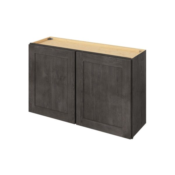 Cooper - 39" x 24" Wall Cabinet, 2 Doors, 1 Shelf in Slate CSL-W3924