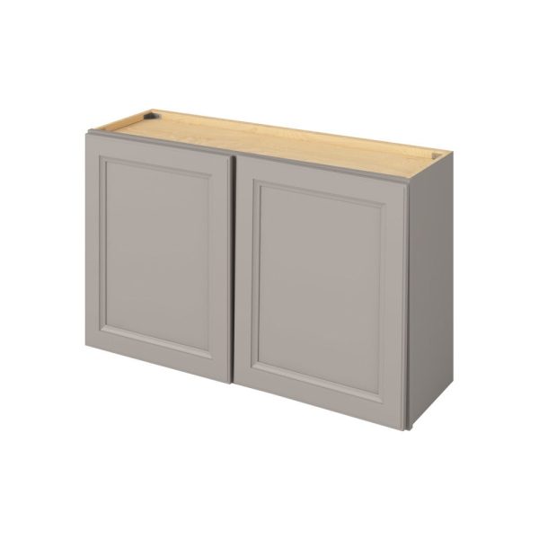 Monaco - 39" x 24" Wall Cabinet, 2 Doors, 1 Shelf in Grey MGR-W3924