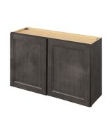 Monaco - 39" x 24" Wall Cabinet, 2 Doors, 1 Shelf in Slate MSL-W3924