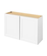 Monaco - 39" x 24" Wall Cabinet, 2 Doors, 1 Shelf in White MWH-W3924