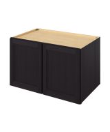 Monaco - 39" x 24" x 24" Deep Wall Cabinet, 2 Doors, 1 Shelf in Espresso MES-W392424