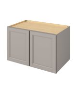 Monaco - 39" x 24" x 24" Deep Wall Cabinet, 2 Doors, 1 Shelf in Grey MGR-W392424