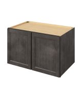 Monaco - 39" x 24" x 24" Deep Wall Cabinet, 2 Doors, 1 Shelf in Slate MSL-W392424