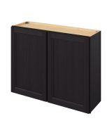 Monaco - 39" x 30" Wall Cabinet, 2 Doors, 2 Shelves in Espresso MES-W3930