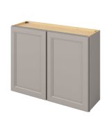 Monaco - 39" x 30" Wall Cabinet, 2 Doors, 2 Shelves in Grey MGR-W3930