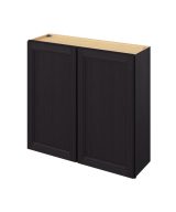 Monaco - 39" x 36" Wall Cabinet, 2 Doors, 2 Shelves in Espresso MES-W3936