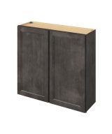 Monaco - 39" x 36" Wall Cabinet, 2 Doors, 2 Shelves in Slate MSL-W3936