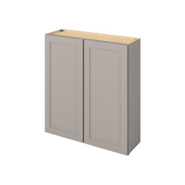 Cooper - 39" x 42" Wall Cabinet, 2 Doors, 3 Shelves in Grey CGR-W3942