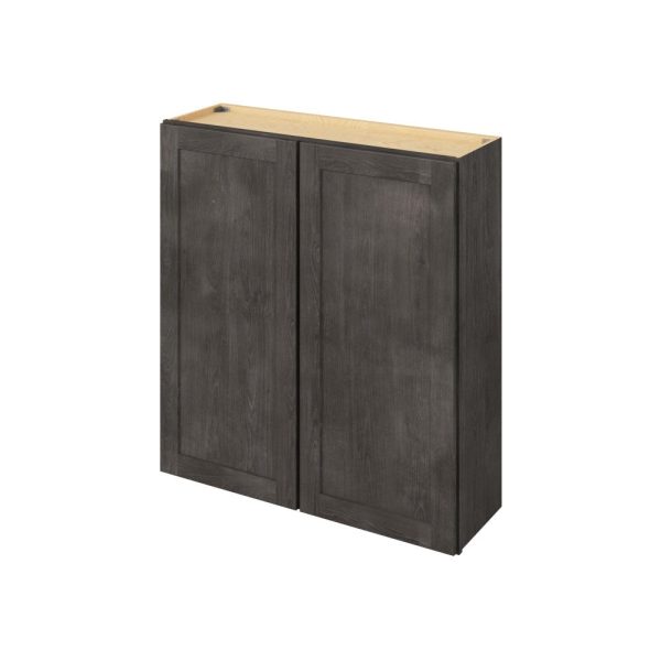 Cooper - 39" x 42" Wall Cabinet, 2 Doors, 3 Shelves in Slate CSL-W3942