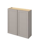 Monaco - 39" x 42" Wall Cabinet, 2 Doors, 3 Shelves in Grey MGR-W3942