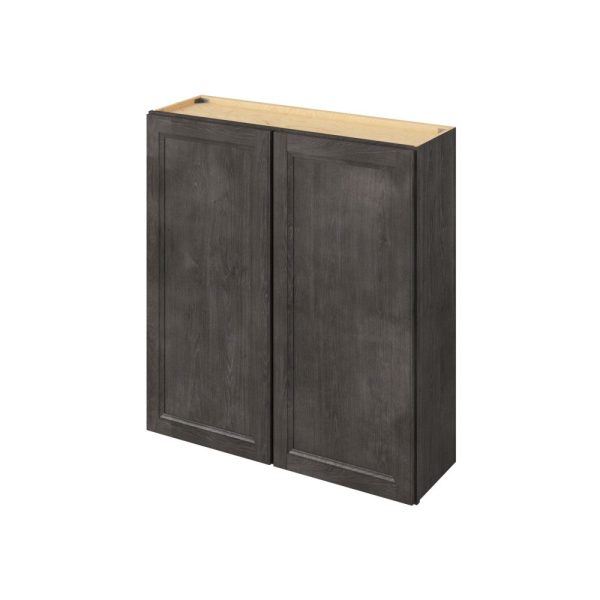 Monaco - 39" x 42" Wall Cabinet, 2 Doors, 3 Shelves in Slate MSL-W3942