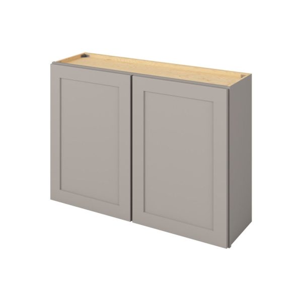 Cooper - 42" x 30" Wall Cabinet, 2 Doors, 2 Shelves in Grey CGR-W4230