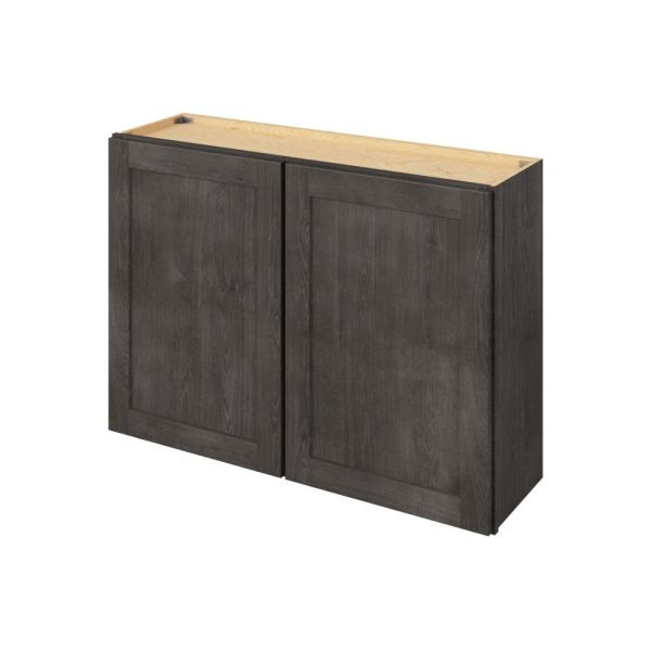 Cooper - 42" x 30" Wall Cabinet, 2 Doors, 2 Shelves in Slate CSL-W4230