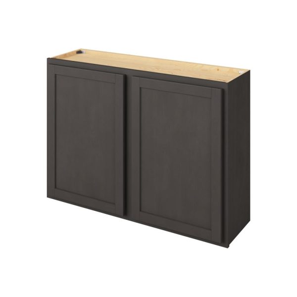 Hudson - 42" x 30" Wall Cabinet, 2 Doors, 2 Shelves in Slate HSL-W4230