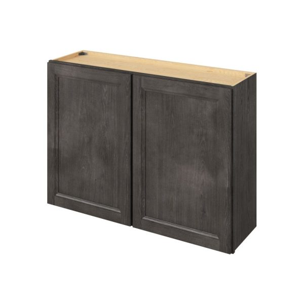 Monaco - 42" x 30" Wall Cabinet, 2 Doors, 2 Shelves in Slate MSL-W4230