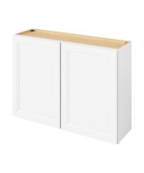 Monaco - 42" x 30" Wall Cabinet, 2 Doors, 2 Shelves in White MWH-W4230