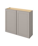 Cooper - 42" x 36" Wall Cabinet, 2 Doors, 2 Shelves in Grey CGR-W4236