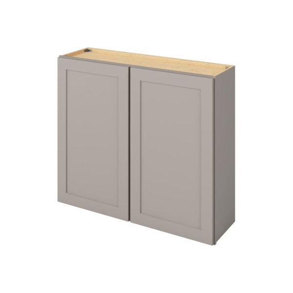 Cooper - 42" x 36" Wall Cabinet, 2 Doors, 2 Shelves in Grey CGR-W4236