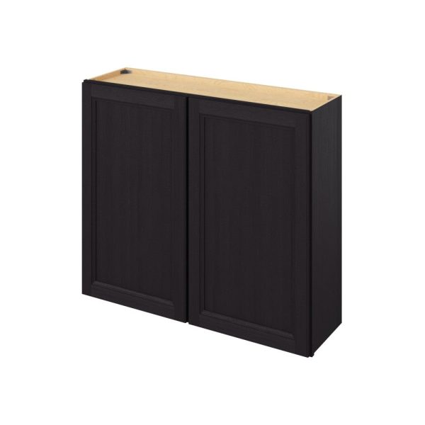 Monaco - 42" x 36" Wall Cabinet, 2 Doors, 2 Shelves in Espresso MES-W4236