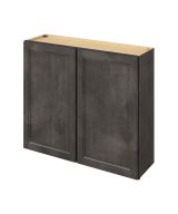 Monaco - 42" x 36" Wall Cabinet, 2 Doors, 2 Shelves in Slate MSL-W4236