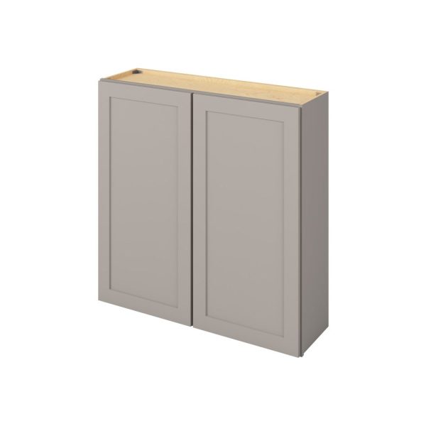 Cooper - 42" x 42" Wall Cabinet, 2 Doors, 3 Shelves in Grey CGR-W4242