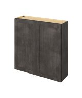 Cooper - 42" x 42" Wall Cabinet, 2 Doors, 3 Shelves in Slate CSL-W4242