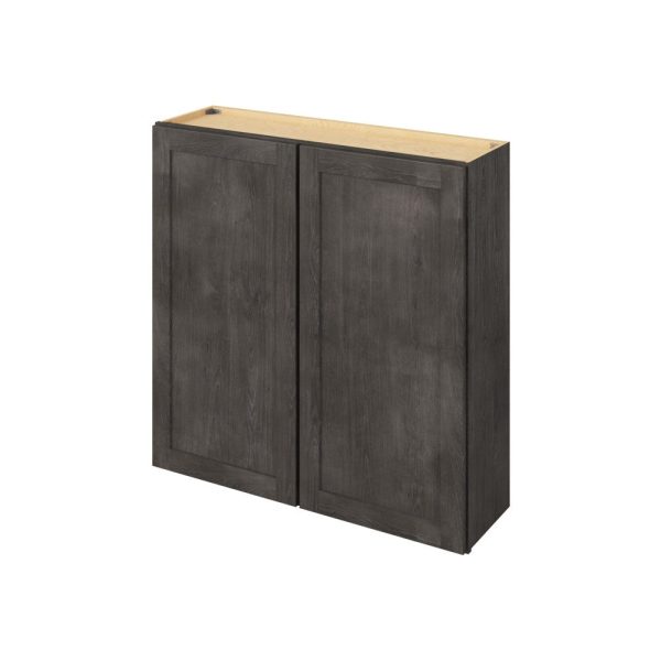 Cooper - 42" x 42" Wall Cabinet, 2 Doors, 3 Shelves in Slate CSL-W4242