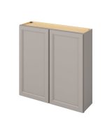 Monaco - 42" x 42" Wall Cabinet, 2 Doors, 3 Shelves in Grey MGR-W4242