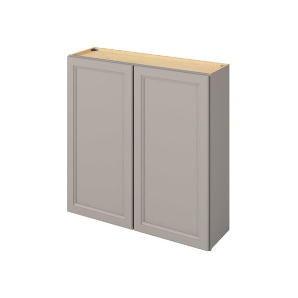 Monaco - 42" x 42" Wall Cabinet, 2 Doors, 3 Shelves in Grey MGR-W4242