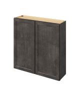 Monaco - 42" x 42" Wall Cabinet, 2 Doors, 3 Shelves in Slate MSL-W4242