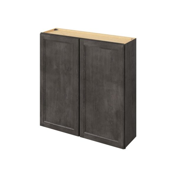 Monaco - 42" x 42" Wall Cabinet, 2 Doors, 3 Shelves in Slate MSL-W4242