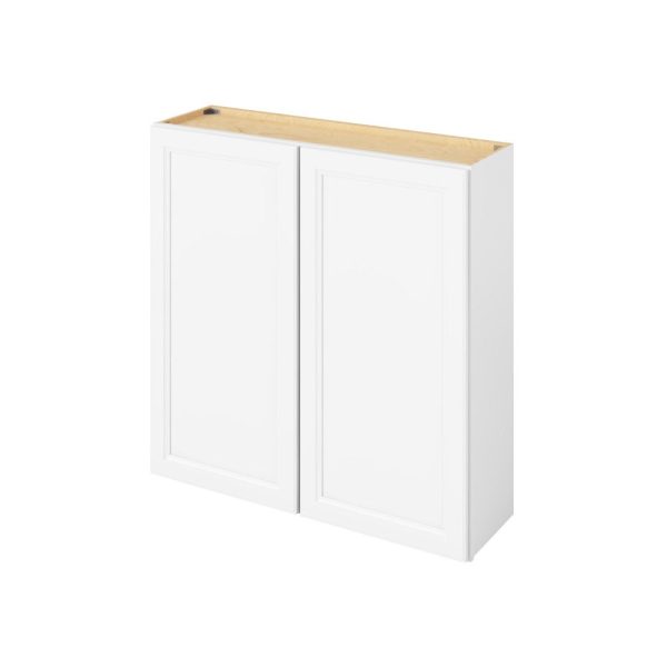 Monaco - 42" x 42" Wall Cabinet, 2 Doors, 3 Shelves in White MWH-W4242