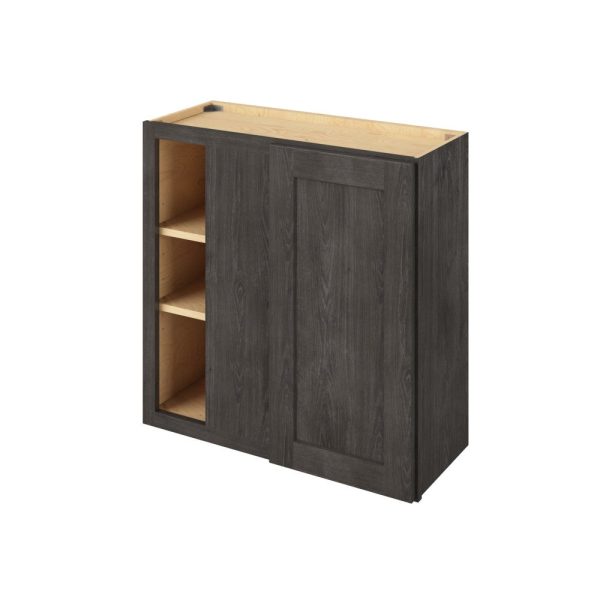 Cooper - 30" x 30"  Universal Blind Wall Cabinet, 1 Door, 2 Shelves in Slate 3330U-CSL-WBC30