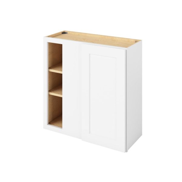 Cooper - 30" x 30"  Universal Blind Wall Cabinet, 1 Door, 2 Shelves in White 3330U-CWH-WBC30