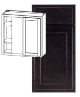 Hudson - 30" x 30"  Universal Blind Wall Cabinet, 1 Door, 2 Shelves in Espresso 3330U-HES-WBC30