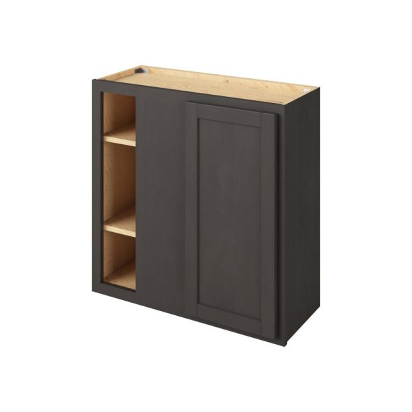 Hudson - 30" x 30"  Universal Blind Wall Cabinet, 1 Door, 2 Shelves in Slate 3330U-HSL-WBC30