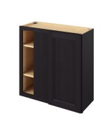 Monaco - 30" x 30"  Universal Blind Wall Cabinet, 1 Door, 2 Shelves in Espresso 3330U-MES-WBC30